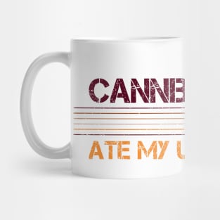 Cannibals Ate My Uncle Biden Retro Stripes Mug